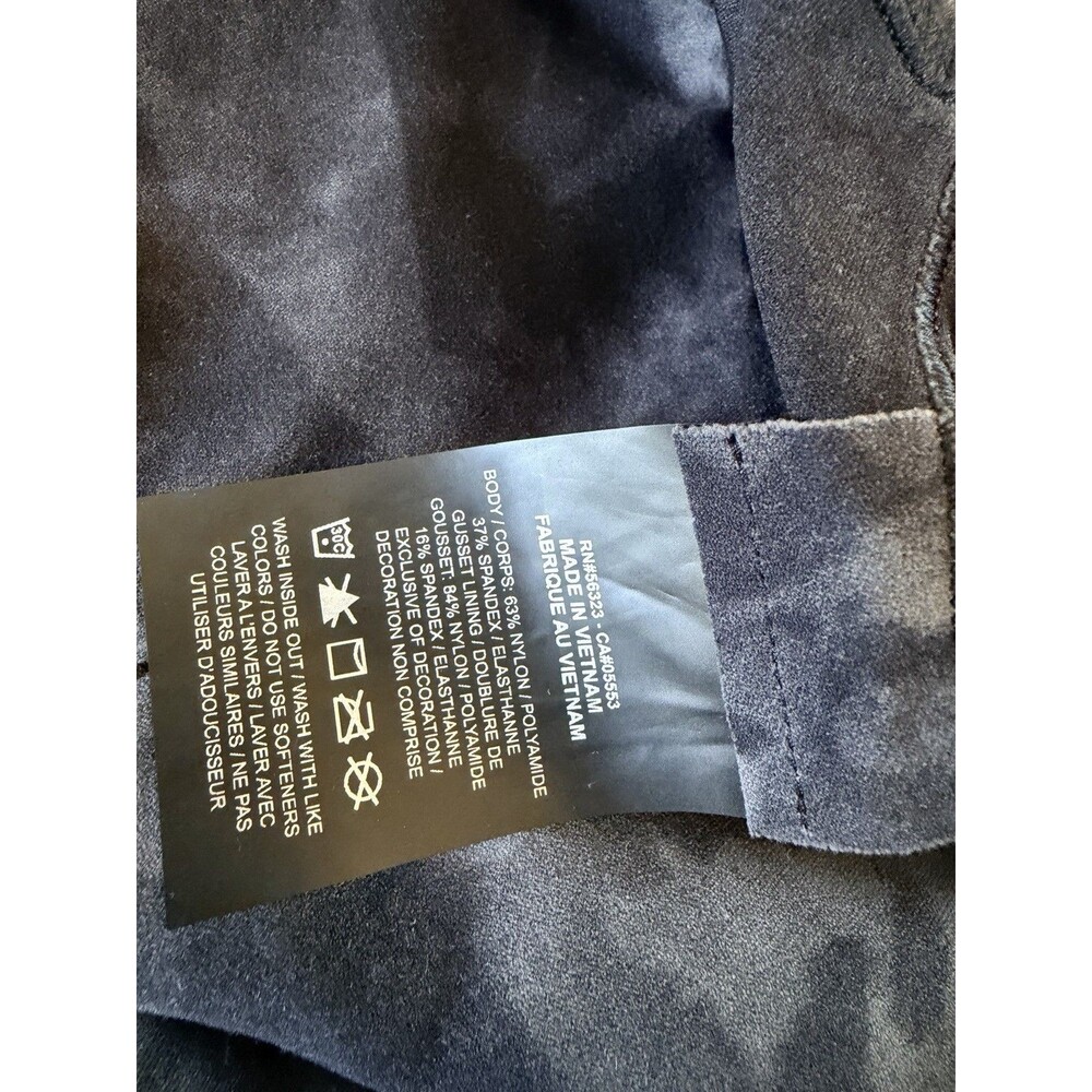 Nike Zenvy Gentle-Support High-Rise 7/8 Leggings Size M - Shadow Floral Grey - Picture 6 of 8